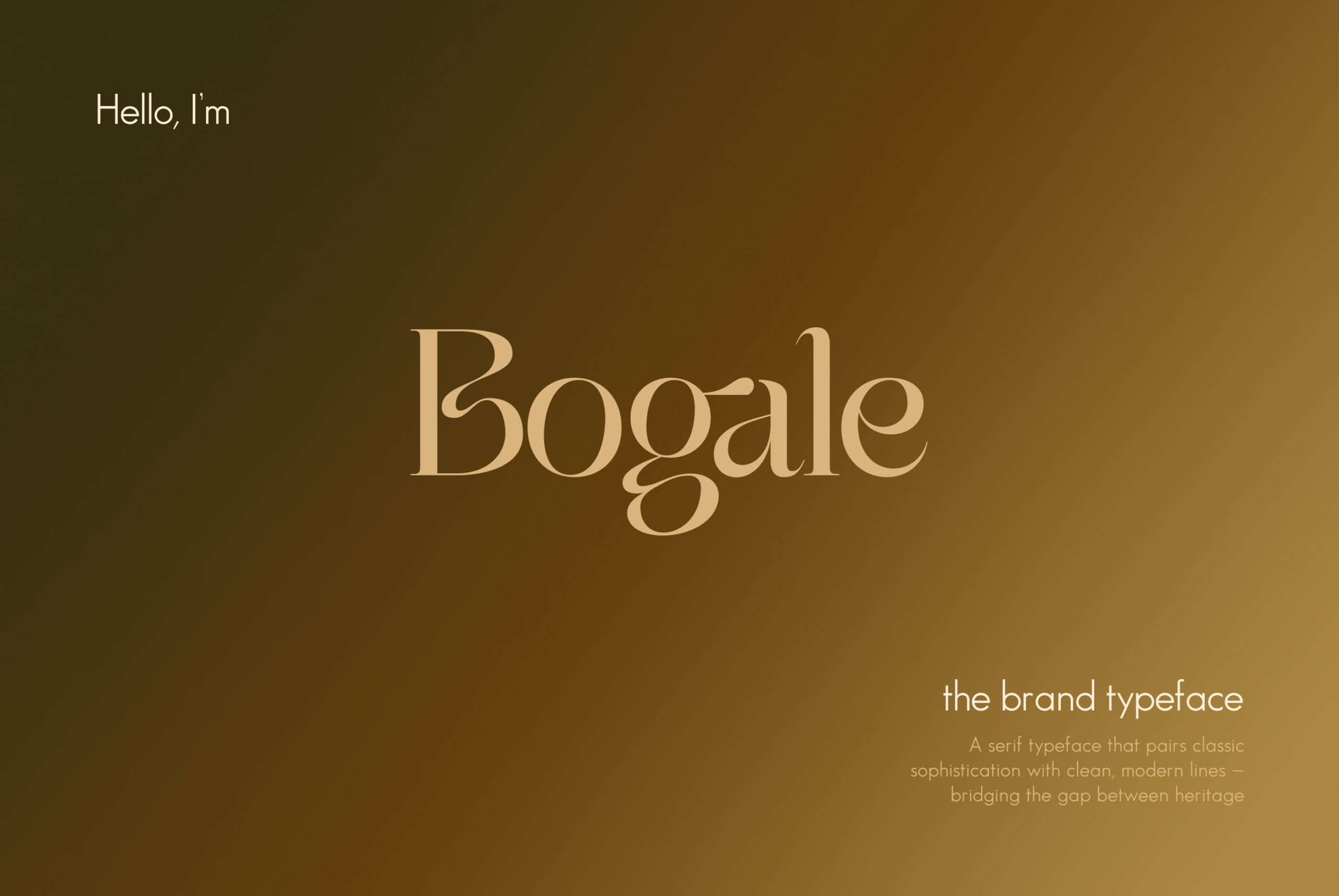 Latizya beauty salon branding — Bogale brand typeface showcase